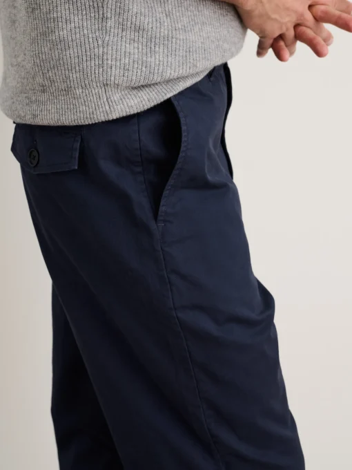 Flat Front Pant In Chino (Long Inseam)