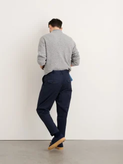 Flat Front Pant In Chino (Long Inseam)