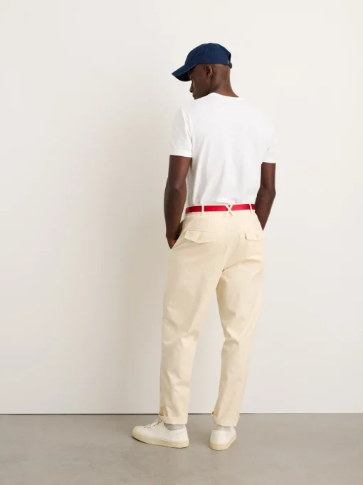 Flat Front Pant In Chino (Long Inseam)