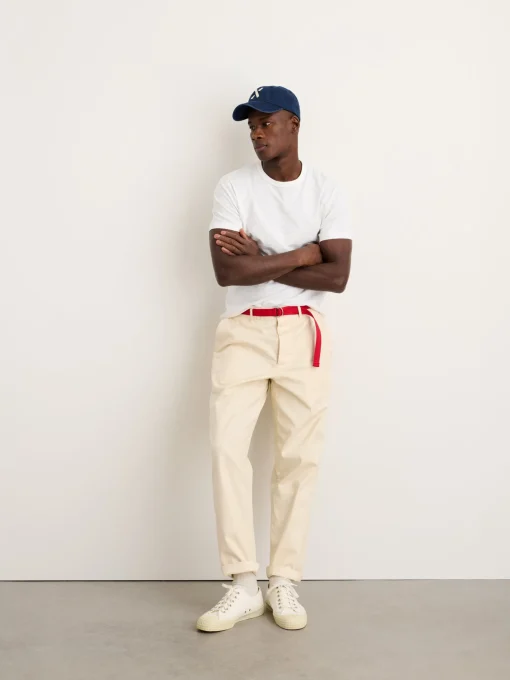 Flat Front Pant In Chino (Long Inseam)