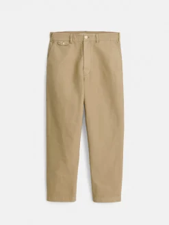 Flat Front Pant In Vintage Twill