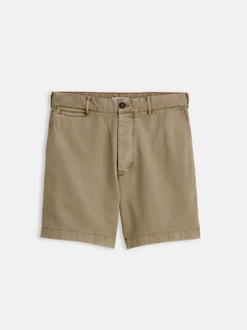 Flat Front Short In Vintage Washed Chino