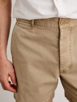 Flat Front Short In Vintage Washed Chino