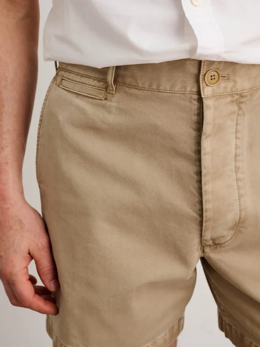 Flat Front Short In Vintage Washed Chino