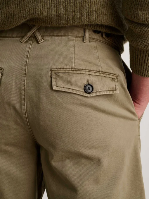 Flat Front Short In Vintage Washed Chino