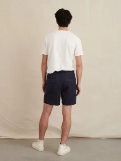 Flat Front Shorts In Chino