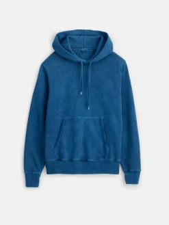 Hooded Sweatshirt In Natural Indigo