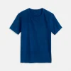 Indigo Dyed Frank Tee In 40S Jersey