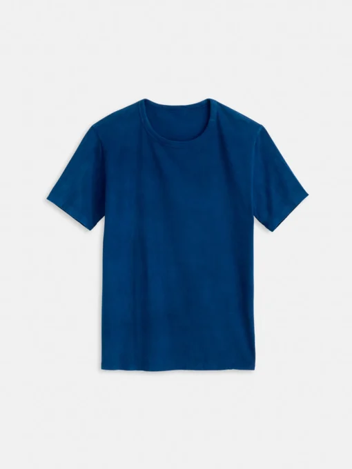 Indigo Dyed Frank Tee In 40S Jersey