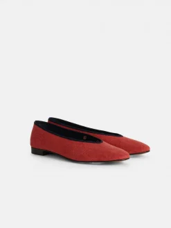 Juliet Italian Flat In Washed Canvas