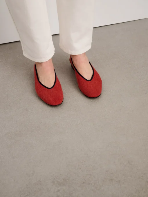 Juliet Italian Flat In Washed Canvas