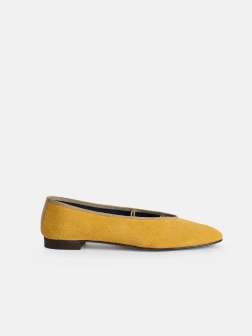 Juliet Italian Flat In Washed Canvas