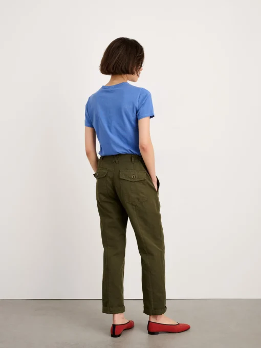 Juliet Italian Flat In Washed Canvas