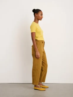 Juliet Italian Flat In Washed Canvas