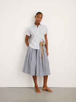 June Pull On Skirt In Stripe