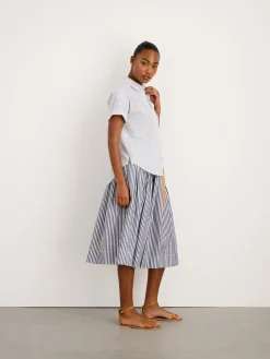 June Pull On Skirt In Stripe