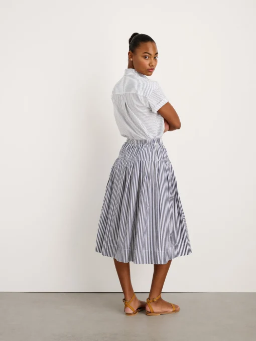 June Pull On Skirt In Stripe