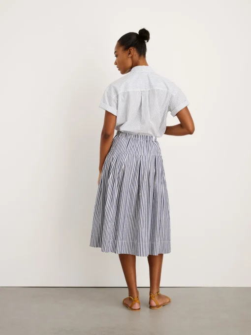 June Pull On Skirt In Stripe