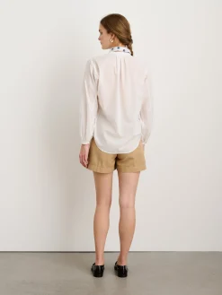 Katherine Shirt In Cotton Voile