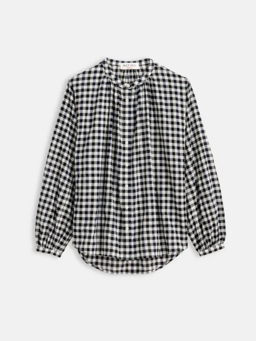 Katherine Shirt In Crinkle Gingham