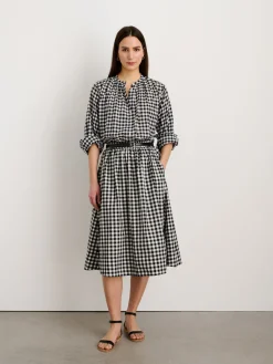 Katherine Shirt In Crinkle Gingham