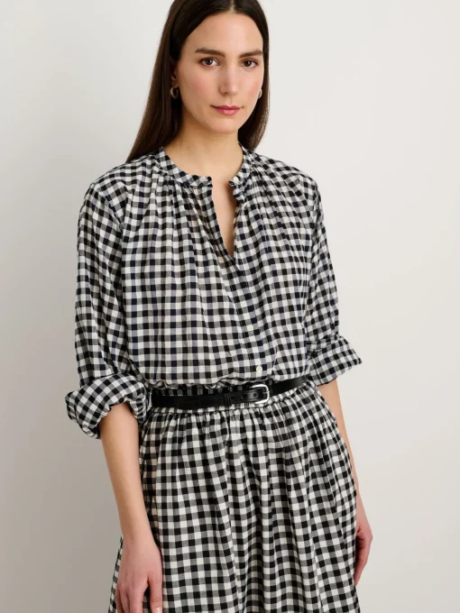 Katherine Shirt In Crinkle Gingham
