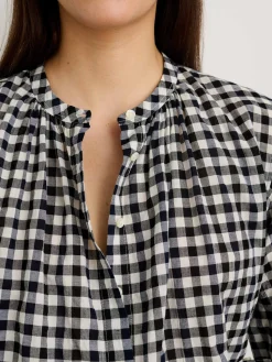 Katherine Shirt In Crinkle Gingham