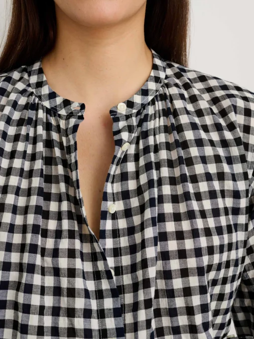 Katherine Shirt In Crinkle Gingham