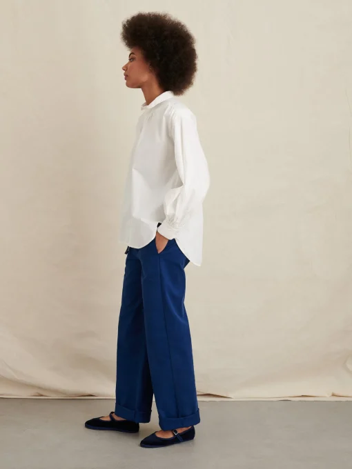 Kit Shirt In Paper Poplin