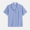 Maddie Camp Shirt In Cotton Voile