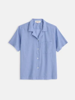 Maddie Camp Shirt In Cotton Voile