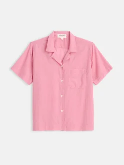 Maddie Camp Shirt In Cotton Voile