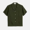 Maddie Camp Shirt In Linen