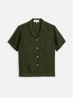 Maddie Camp Shirt In Linen