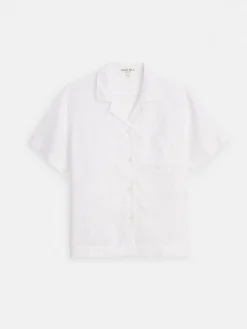 Maddie Camp Shirt In Linen