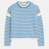 Mariner Roll Neck In Stripe Cotton