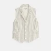 Mathilde Vest In Double Stripe