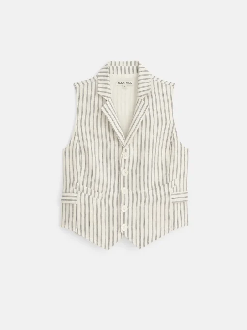 Mathilde Vest In Double Stripe