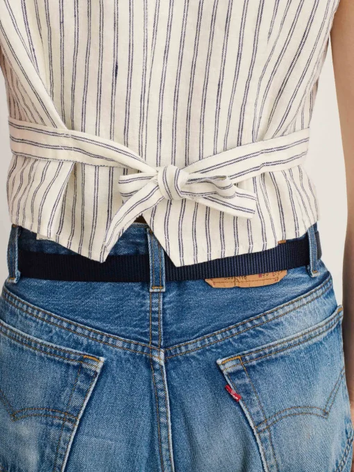 Mathilde Vest In Double Stripe