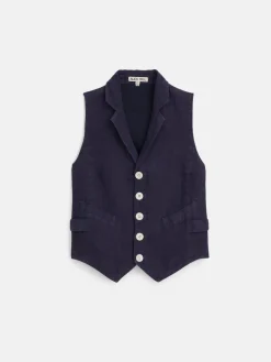 Mathilde Vest In Linen