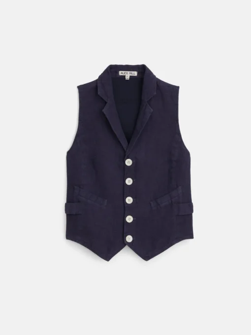 Mathilde Vest In Linen