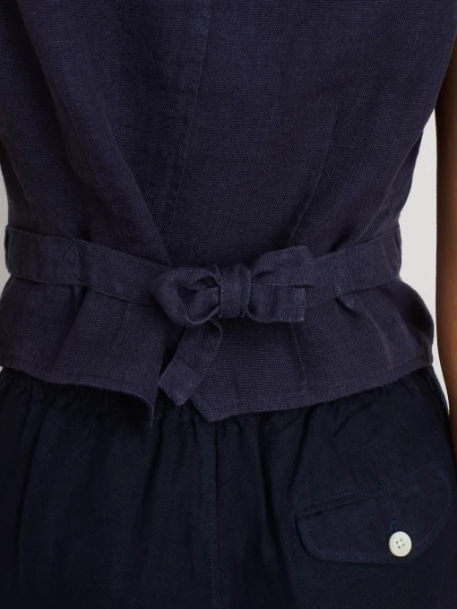 Mathilde Vest In Linen