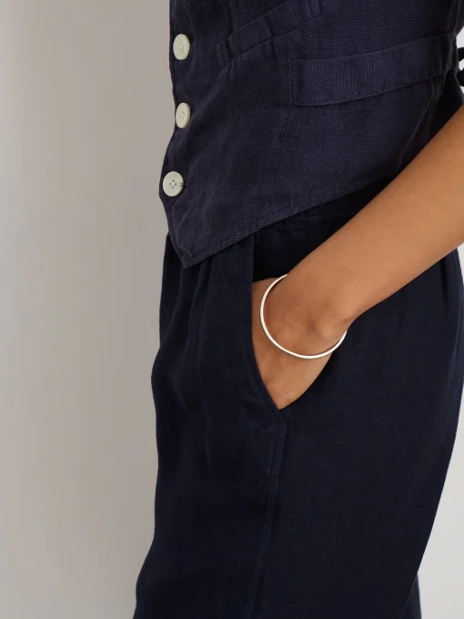 Mathilde Vest In Linen