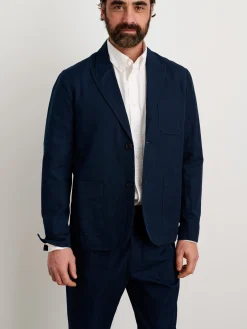Mercer Blazer In Cotton Linen