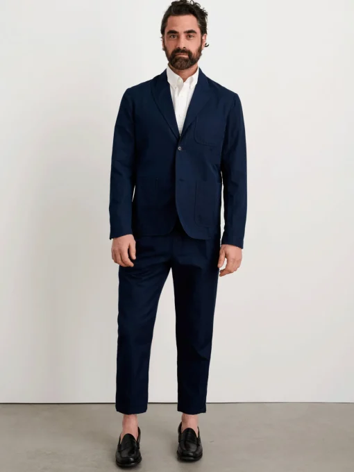 Mercer Blazer In Cotton Linen