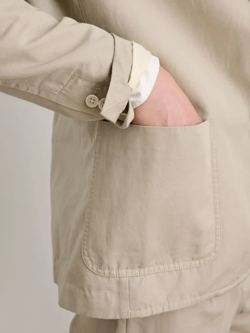 Mercer Blazer In Cotton Linen