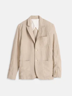 Mercer Blazer In Flax Linen