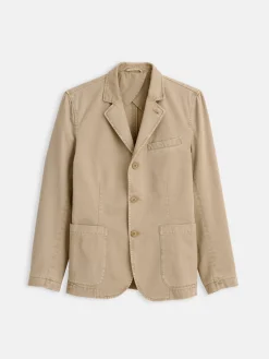 Mill Blazer In Vintage Wash Chino