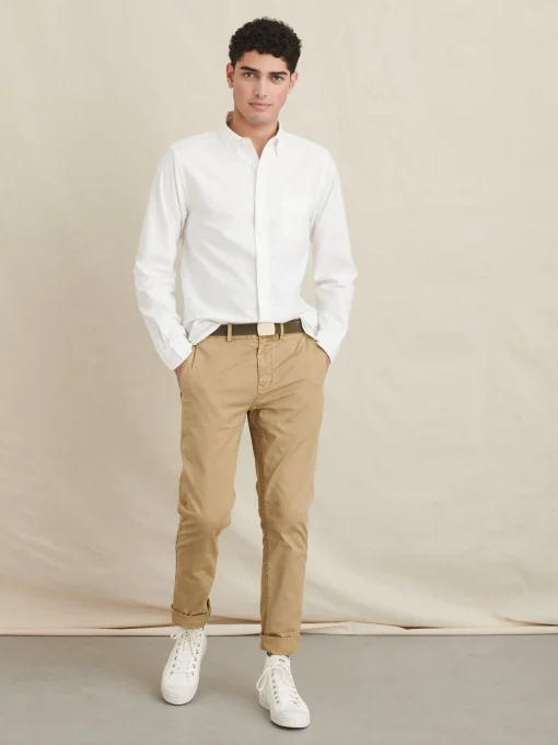 Mill Shirt In Garment Dyed Oxford