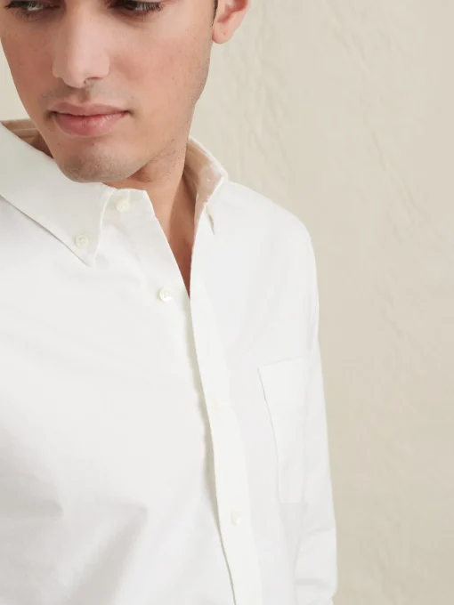 Mill Shirt In Garment Dyed Oxford